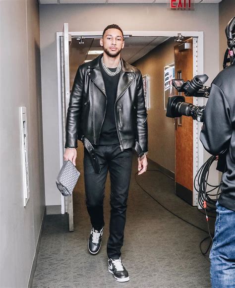 Ben Simmons leather jacket